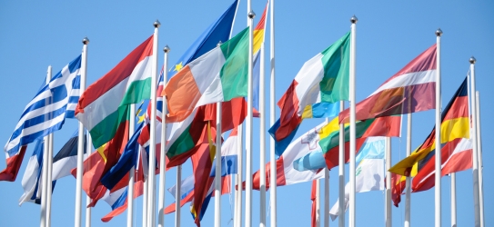 Bandeiras de vários países